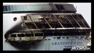 Grandeur of the Seas Cruise Ship Fire